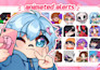 create animated chibi twitch emote and alert for vtuber